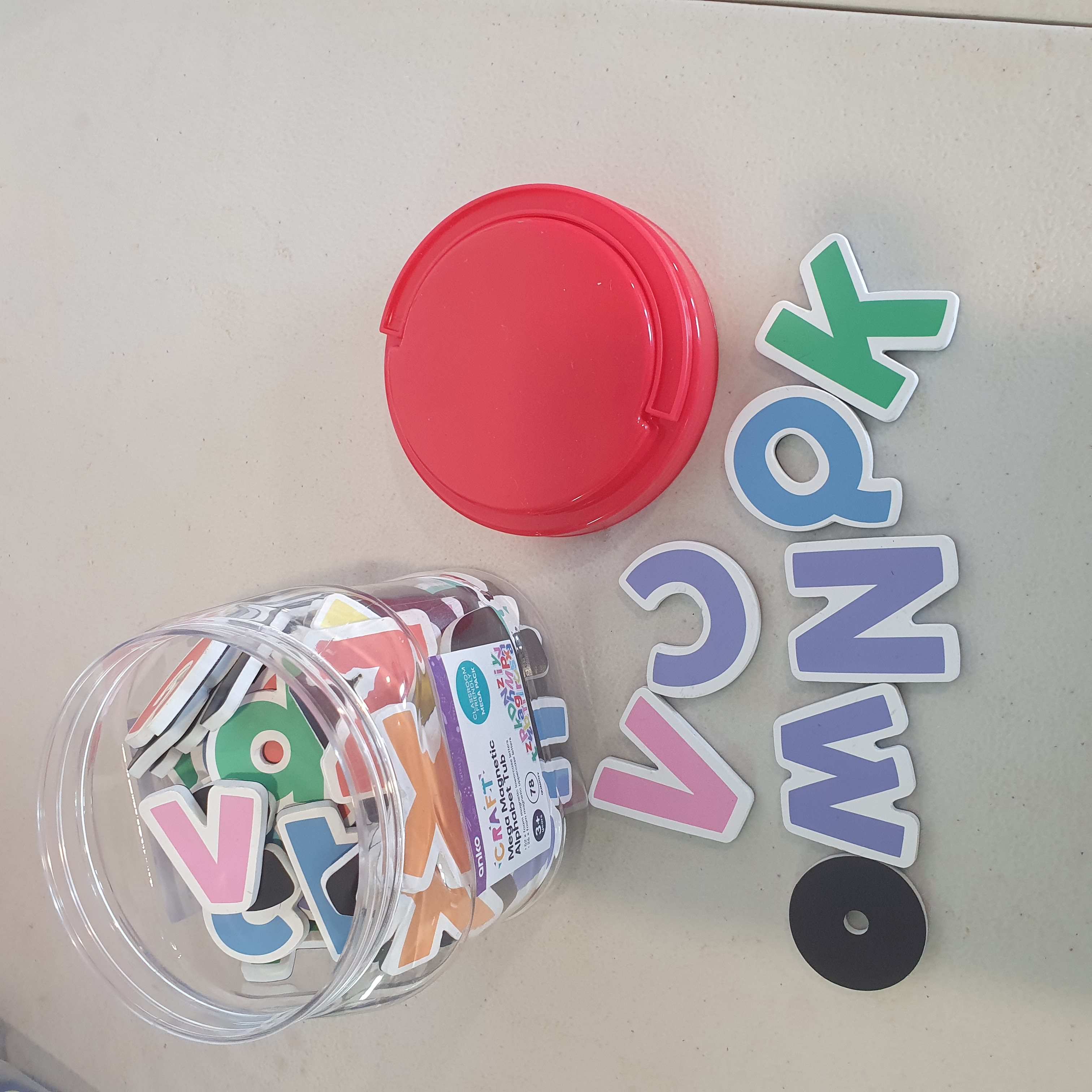 Mega Magnetic Alphabet Tub