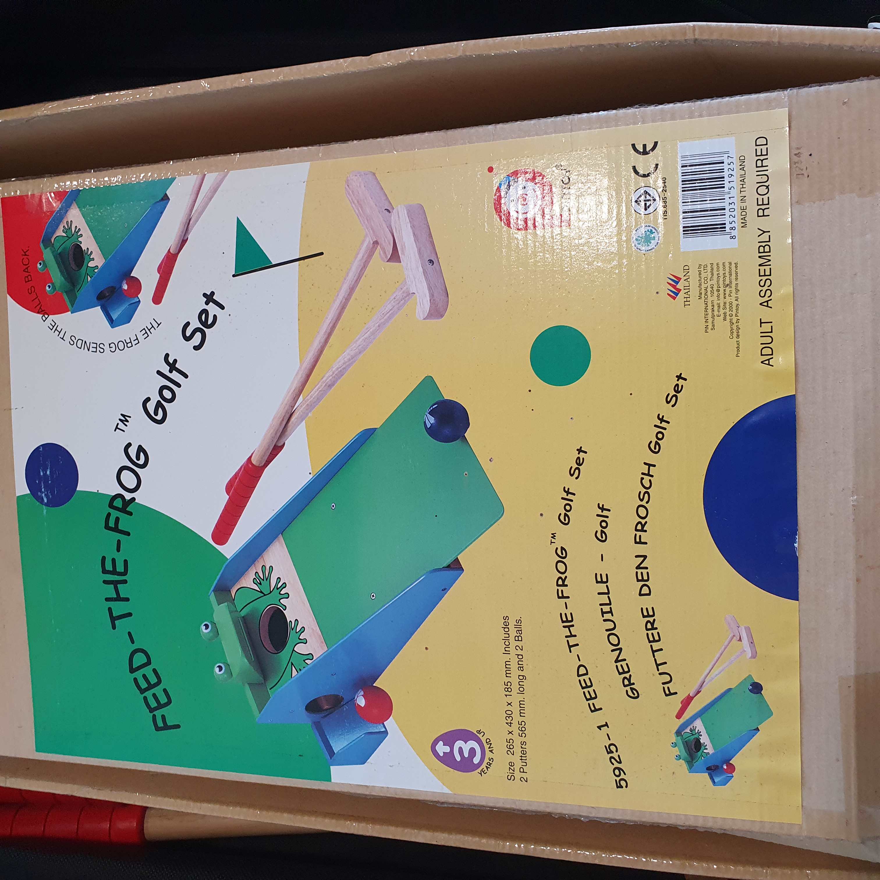 Golf set. Feed the Frog.